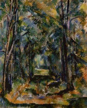 Bosque Painting - El callejón de Chantilly 1888 Paul Cezanne bosque